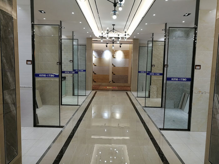 【實景案例】陶瓷一線叼嘿免费看的APP叼嘿软件下载大全陶瓷磚重慶墊江200方專賣店鑒賞